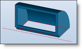 Revolved shape with the option to offset towards the outside