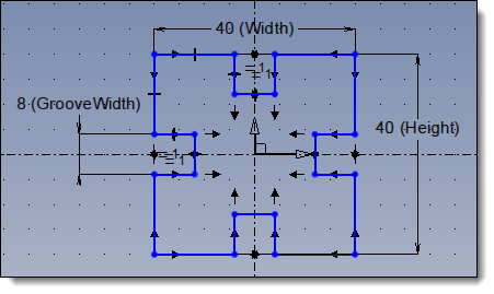 Extruded Bar Section Function