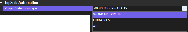 Project Selector alt-text