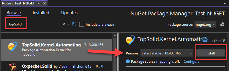 Install package.org alt-text