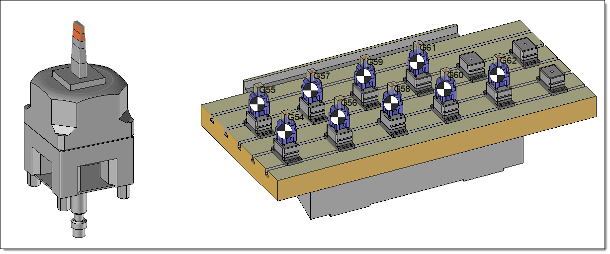 Imagem — TopSolid'Electrode — Automatic machining processing