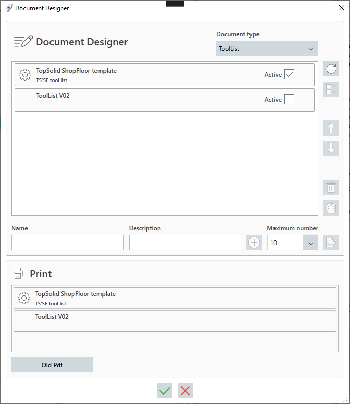 Integrated document designer